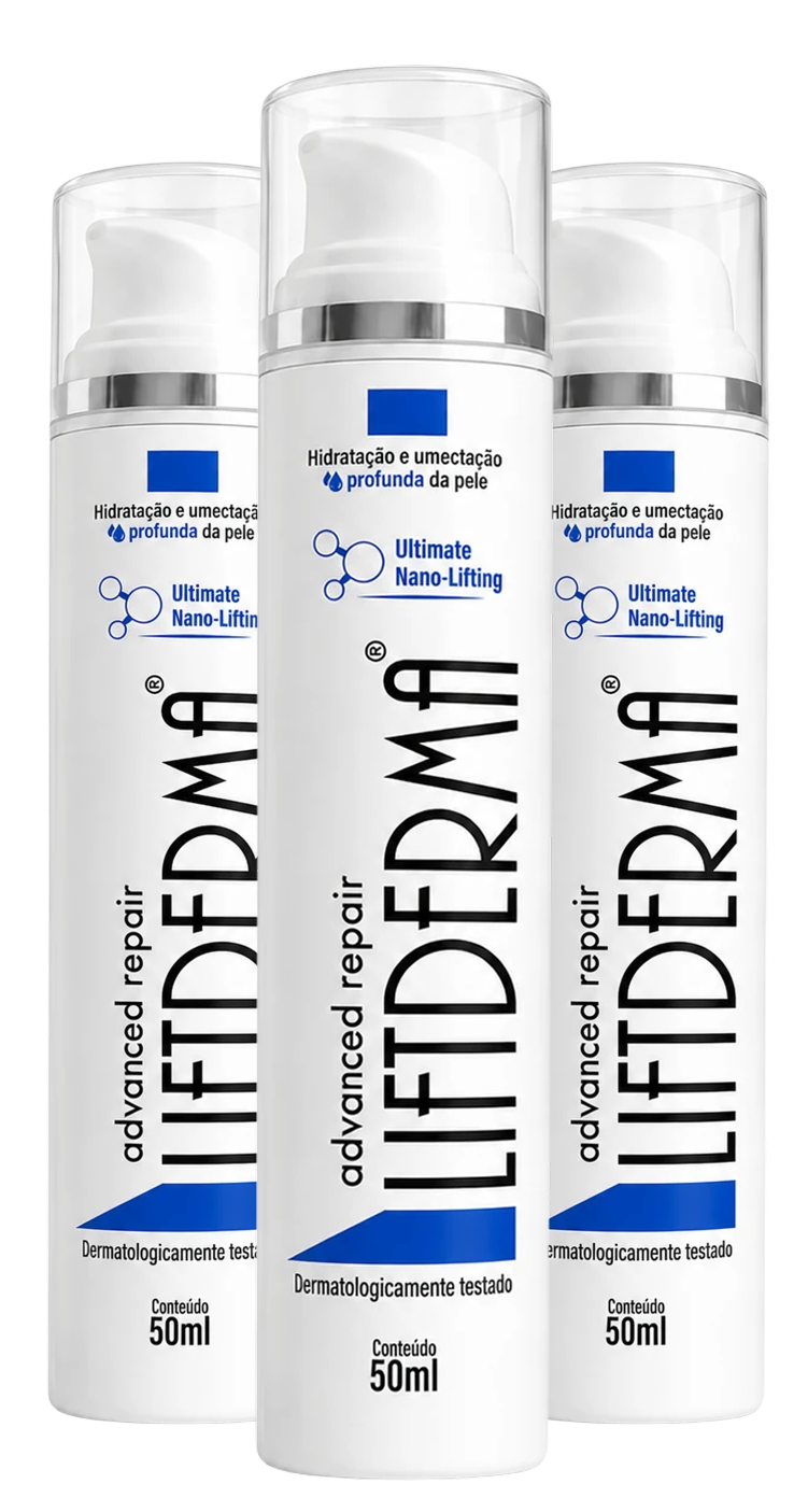 Kit com três potes de Liftderma Advanced Repair